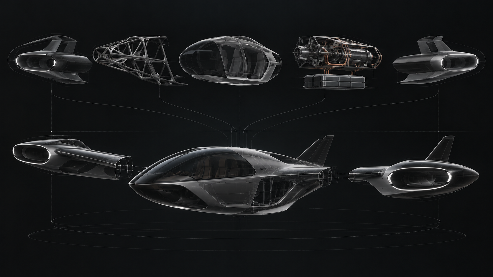 Concept visualization of the Orbiter vehicle